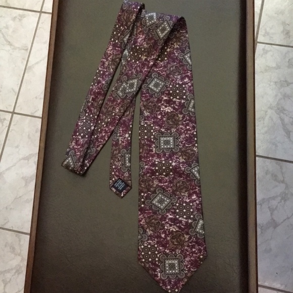 Claybrooke silk tie - Picture 3 of 4